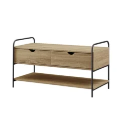 Modern 2 Drawer Storage Entry Bench - Saracina Home -Saracina Home Shop GUEST bd7e33fa 306d 4a5f bba4 20dd9b7f3ec6