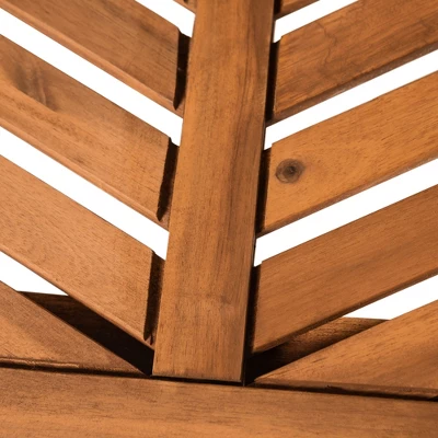 2pk Slatted Chevron Acacia Wood Patio Chairs - Saracina Home 19 2pk Slatted Chevron Acacia Wood Patio Chairs - Saracina Home - Image 17