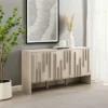 Modern Staggered Vertical Accent 3 Door Sideboard - Saracina Home 2 Modern Staggered Vertical Accent 3 Door Sideboard - Saracina Home -Saracina Home Shop GUEST bf82bcb4 ffea 4839 8728 ece5fcb4b6da