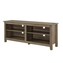 Transitional 4 Cubby Wood Open Storage TV Stand For TVs Up To 65"- Saracina Home 31 Transitional 4 Cubby Wood Open Storage TV Stand For TVs Up To 65"- Saracina Home -Saracina Home Shop GUEST c0aba6c0 bbb4 4e90 83a5 3c73b3261eaf