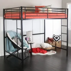 Full Size Metal Platform Loft Bed - Saracina Home -Saracina Home Shop GUEST c1b825a6 8511 4a29 a1d8 8773e742b668