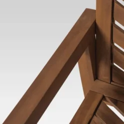 3pc Slatted Chevron Acacia Wood Patio Chat Set - Saracina Home -Saracina Home Shop GUEST c1ff2a1b c925 43c3 99c6 f046b31d44db