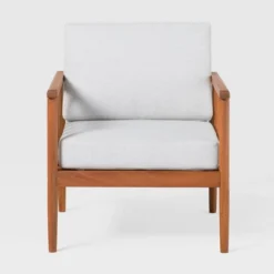 Saracina Home Modern Boho Eucalyptus Outdoor Spindle Arm Chair With Cushions -Saracina Home Shop GUEST c27b58c2 785f 4c81 a1bc 4d86e5fe7551