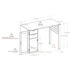 Polay Modern Computer Desk With Chalkboard Door - Saracina Home -Saracina Home Shop GUEST c4ff3b05 5e4f 4b42 afca 95f68c7d18d3