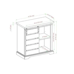 Tertia Modern Transitional Accent Cabinet With Sliding Plank Door - Saracina Home -Saracina Home Shop GUEST c924aee1 3580 44e6 bac3 1442628148bf