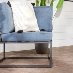 Outdoor Modern Modular Patio Corner Chair Blue - Saracina Home -Saracina Home Shop GUEST c9eaeb89 8ed8 492a ad09 b6ff680615c8