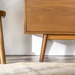 Solid Wood Mid-Century Modern TV Stand For TVs Up To 65" - Saracina Home 22 Solid Wood Mid-Century Modern TV Stand For TVs Up To 65" - Saracina Home -Saracina Home Shop GUEST cda6b074 d568 4d66 b464 601370e6db11