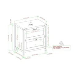 Rustic Farmhouse 2 Drawer File Cabinet - Saracina Home -Saracina Home Shop GUEST ce05d634 a539 4a58 b7fc 0d5df5749416