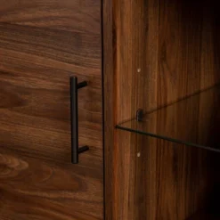 2 Door Mid-Century Modern Wood Storage TV Stand For TVs Up To 80" - Saracina Home -Saracina Home Shop GUEST ce07f8dd f7aa 472e 9d1b c5ccbfbdb138