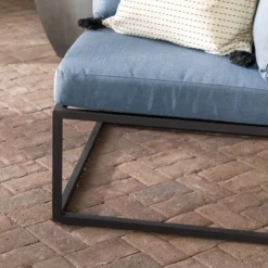 Outdoor Modern Modular Patio Corner Chair Blue - Saracina Home -Saracina Home Shop GUEST ceaf3e6e 9cf5 4c1f 9fad 492d1e8a5715