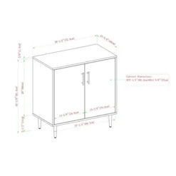 Angelo Modern Bookmatch Accent Cabinet - Saracina Home -Saracina Home Shop GUEST cf0b4a1a 7813 4e3e aff3 4cb726389e84