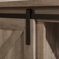 Clarabelle Double Sliding X Barn Door TV Stand For TVs Up To 80" - Saracina Home -Saracina Home Shop GUEST cfc0a8da e00e 47cc 99e5 289dbd965ddc