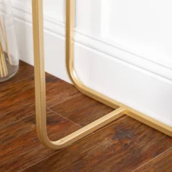 Megan Modern Glam Curved Console Table Faux White Marble/Gold - Saracina Home -Saracina Home Shop GUEST d0364fdf b4da 4396 b096 4a44c6daa037