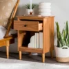 Stiva Classic Mid-Century Modern 1 Drawer Nightstand - Saracina Home -Saracina Home Shop GUEST d0ac9521 2736 469e a184 e2d227c8cc21
