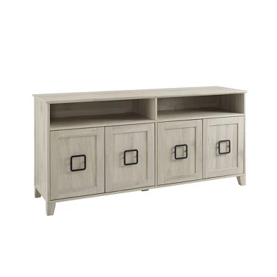 4 Door Modern Media Center TV Stand For TVs Up To 65" Birch - Saracina Home 5 4 Door Modern Media Center TV Stand For TVs Up To 65" Birch - Saracina Home - Image 3