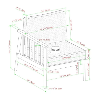 Saracina Home 6pc Modern Boho Outdoor Eucalyptus Spindle Sectional 11 Saracina Home 6pc Modern Boho Outdoor Eucalyptus Spindle Sectional - Image 9