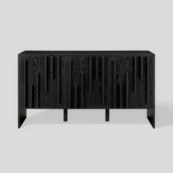 Modern Staggered Vertical Accent 3 Door Sideboard - Saracina Home -Saracina Home Shop GUEST d3a8332c e0a3 4d33 bfc0 8fa177d668ab