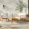 Saracina Home 6pc Modern Boho Outdoor Eucalyptus Spindle Sectional -Saracina Home Shop GUEST d69028ff 634a 4e38 8a89 207308f1cce2