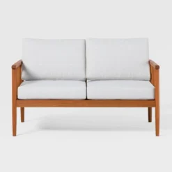 Saracina Home Modern Boho Eucalyptus Spindle Outdoor Bench With Cushions -Saracina Home Shop GUEST d6e5bf33 7ac9 4431 ad4f 9ccf6ab27fb8