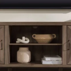 Modern Industrial Barn Door TV Stand For TVs Up To 80" - Saracina Home -Saracina Home Shop GUEST d7035150 4fdf 4553 abe7 d2dea7f47802