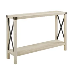 Sophie Rustic Industrial X Frame Entry Table - Saracina Home -Saracina Home Shop GUEST d727ce8b 339b 4d6d 9bc1 4b2e3bc736a9