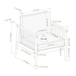 Saracina Home 4pc Modern Boho Eucalyptus Spindle Outdoor Conversation Set -Saracina Home Shop GUEST d7655ed5 ba9c 4174 aca9 33a7c7feb782