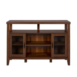 Rustic Transitional Double Door Highboy Buffet - Saracina Home -Saracina Home Shop GUEST d7f5526e 48ce 4eec 9e7c 4dbc85b5e8c8