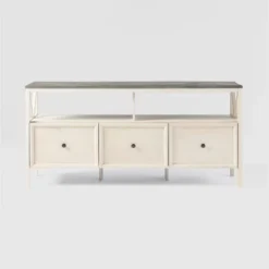 Farmhouse 3 Drawer Wood TV Stand For TVs Up To 65" - Saracina Home 30 Farmhouse 3 Drawer Wood TV Stand For TVs Up To 65" - Saracina Home -Saracina Home Shop GUEST d9730f71 b9b6 492b a5cf a4fc4c23ddea