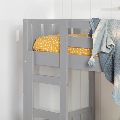 Twin Over Twin Wood Detachable Slat Bunk Bed - Saracina Home 12 Twin Over Twin Wood Detachable Slat Bunk Bed - Saracina Home - Image 10