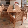 7pc Acacia Wood Patio Dining Set With Cushions - Saracina Home -Saracina Home Shop GUEST dbac3251 8770 4013 aef6 bc960284c5e0