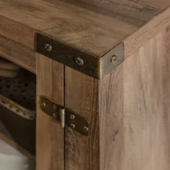 Clarabelle Transitional Glass Barn Door TV Stand For TVs Up To 65" - Saracina Home -Saracina Home Shop GUEST dc19f72c d747 4b41 a574 f34393dc3f64