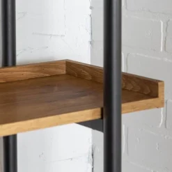 68" 5 Tray Shelf Urban Pipe X Back Bookshelf - Saracina Home -Saracina Home Shop GUEST dc48e521 6f15 4188 bc6b c363538622f2