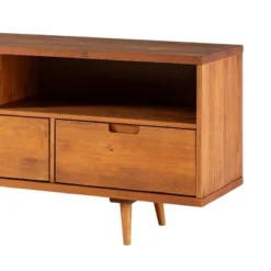 Cara Mid-Century Modern 3 Drawer TV Stand For TVs Up To 65" - Saracina Home -Saracina Home Shop GUEST dca4b737 87bc 4171 8896 516227b5b85f