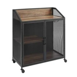 Urban Industrial Metal Mesh Bar Cart With Wheels - Saracina Home 18 Urban Industrial Metal Mesh Bar Cart With Wheels - Saracina Home -Saracina Home Shop GUEST dd4aab33 4fa7 46d9 8da8 70a2ef5a06d8