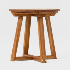 Saracina Home Modern Slatted Round Acacia Accent Table 10 Saracina Home Modern Slatted Round Acacia Accent Table -Saracina Home Shop GUEST de3d732c 9089 4af5 ba4e 771d7a17a81e