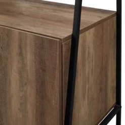 72" Open Shelf And Closed Storage Cabinet Ladder Bookcase - Saracina Home -Saracina Home Shop GUEST ded49d99 27c1 4ea8 a1ba cd985adc4624