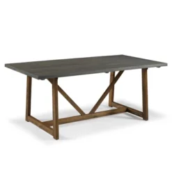72" Solid Wood Trestle Dining Table - Saracina Home 12 72" Solid Wood Trestle Dining Table - Saracina Home -Saracina Home Shop GUEST e009fb80 74dc 4989 8541 d1747c2fd4f2