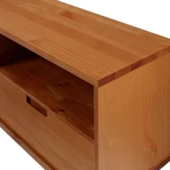 Cara 3 Drawer Mid-Century Modern 3 Drawer TV Stand For TVs Up To 80" - Saracina Home -Saracina Home Shop GUEST e0183665 dd1d 42d0 8742 7dfa827048d2