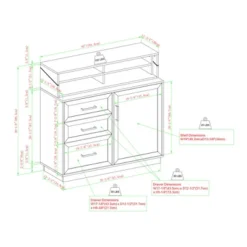 Modern Transitional Flip Down Secretary Desk - Saracina Home -Saracina Home Shop GUEST e0493730 5766 4191 ae33 5cde9bfcc812