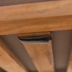 Galia 2pc Square Leg Acacia Wood Chair And Ottoman With Cushions - Brown - Saracina Home 27 Galia 2pc Square Leg Acacia Wood Chair And Ottoman With Cushions - Brown - Saracina Home -Saracina Home Shop GUEST e0498508 3588 42e3 a60d dcaac42702f2