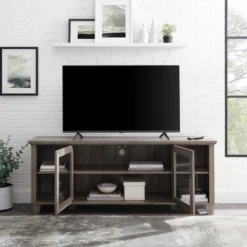 Rustic Transitional 2 Door TV Stand For TVs Up To 65" - Saracina Home 17 Rustic Transitional 2 Door TV Stand For TVs Up To 65" - Saracina Home -Saracina Home Shop GUEST e0f2d6d1 289a 42ad ae2d d0c60521cafd