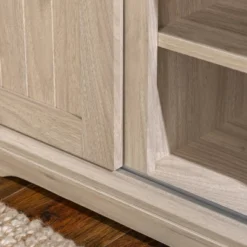 48" Transitional Sliding Door Wood And Metal Bench - Saracina Home -Saracina Home Shop GUEST e191b3ca 553b 4cdc be22 c667d4f4d189