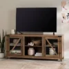 Clarabelle Transitional Glass Barn Door TV Stand For TVs Up To 65" - Saracina Home 1 Clarabelle Transitional Glass Barn Door TV Stand For TVs Up To 65" - Saracina Home -Saracina Home Shop GUEST e1ce380f e136 4c0b b121 976a3b6a094a