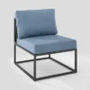 Outdoor Modern Modular Patio Side Chair Blue - Saracina Home -Saracina Home Shop GUEST e2d176e8 38b6 4cda a600 813412a4248e