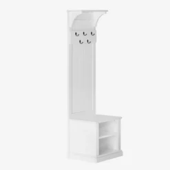 Waylon Rustic Farmhouse Solid Wood Tall Hall Tree - Saracina Home -Saracina Home Shop GUEST e33932e1 f9a8 49e6 8f98 942aa206a60c