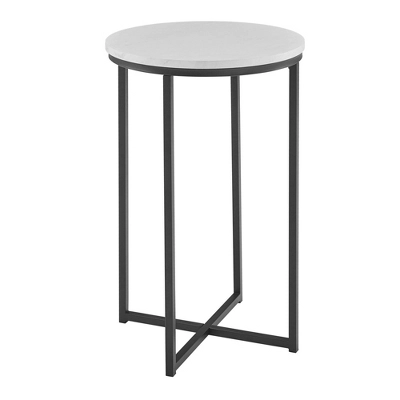 Vivian Glam X Leg Round Side Table - Saracina Home 4 Vivian Glam X Leg Round Side Table - Saracina Home - Image 2