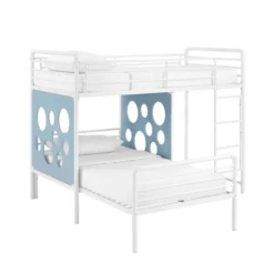 Twin Modern Cut-Out L-Shaped Metal Bunk Bed - Saracina Home 14 Twin Modern Cut-Out L-Shaped Metal Bunk Bed - Saracina Home -Saracina Home Shop GUEST e5b6d37d bb29 4c03 8154 e0b12e31cd74