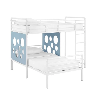 Twin Modern Cut-Out L-Shaped Metal Bunk Bed - Saracina Home 8 Twin Modern Cut-Out L-Shaped Metal Bunk Bed - Saracina Home - Image 6