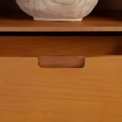 Cara 3 Drawer Mid-Century Modern 3 Drawer TV Stand For TVs Up To 80" - Saracina Home -Saracina Home Shop GUEST e7b4bc5b d927 4b22 b708 78a05079bde7