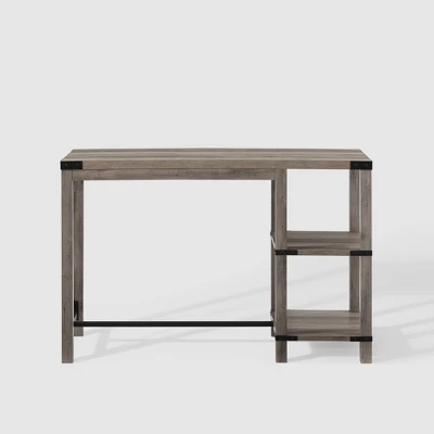 Rustic Farmhouse Metal X Kitchen Island With Shelves - Saracina Home 4 Rustic Farmhouse Metal X Kitchen Island With Shelves - Saracina Home - Image 2